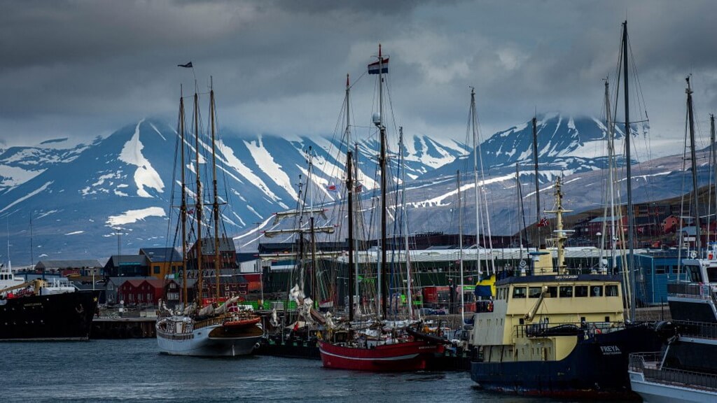 vue du port de Longyearbyen