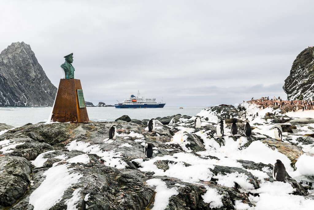 Pointe Wild et Schakelton le monument